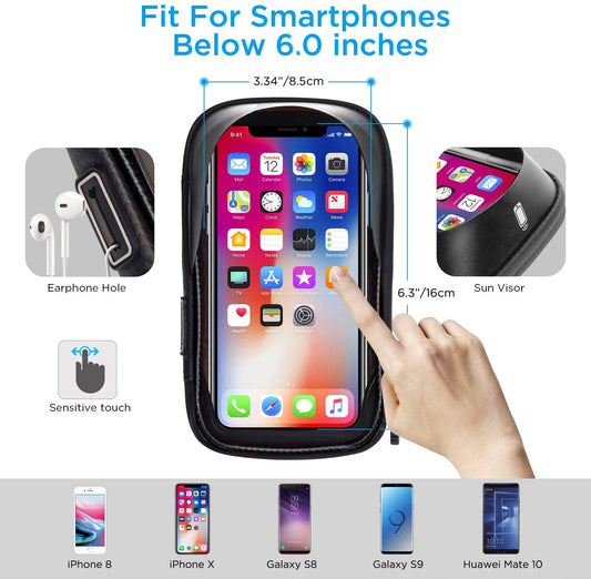 حامل موبايل وتربروف تاتش و حافظ للكروت