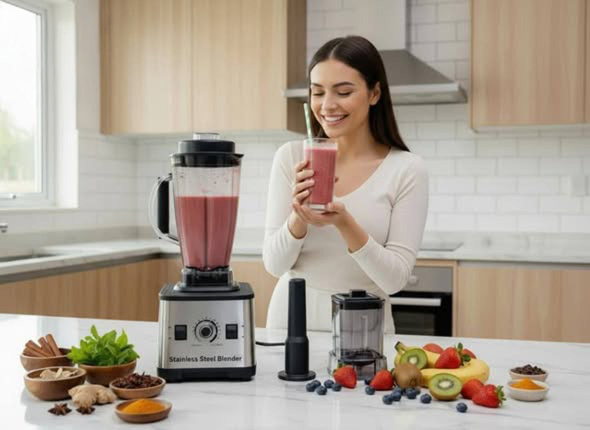 خلاط مطحنه 12000 وات BRAUN مع ضمان